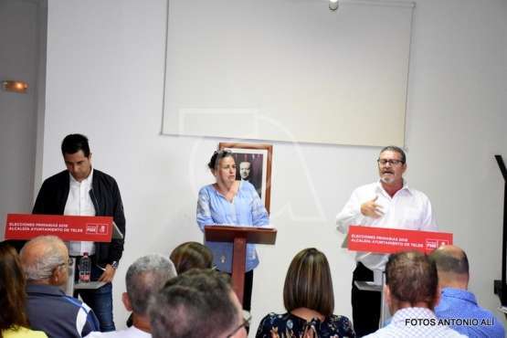 Debate entre los dos candidatos de primarias del PSOE de Telde (Foto Antonio Alí)
